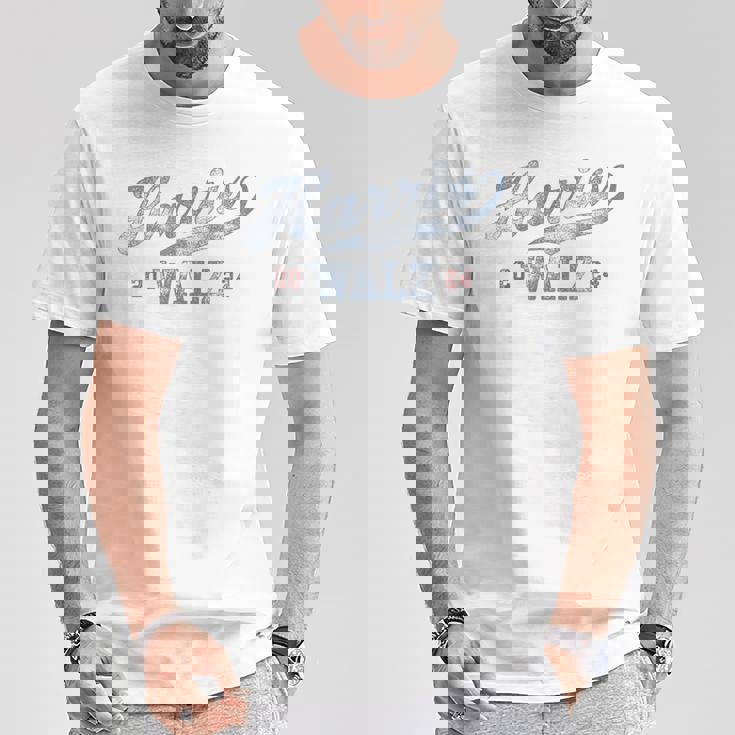 Harris Waltz 2024 Baseball Script Harris Waltz 2024 T-Shirt Personalized Gifts