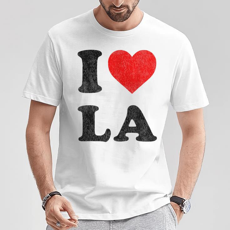 I Heart La Souvenir I Love Los Angeles T-Shirt Lustige Geschenke