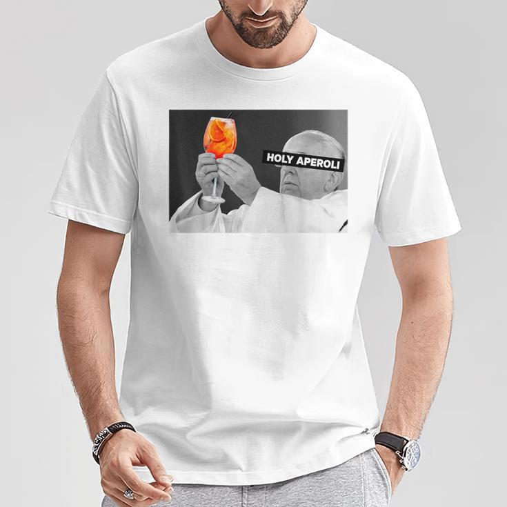 Holy Aperoli X Pope Drip X Francis Spritz Club T-Shirt Lustige Geschenke