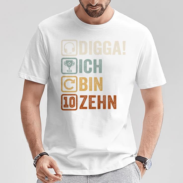 Ich Bin 10 Jahre 10 Jahre 10Th Birthday T-Shirt Lustige Geschenke