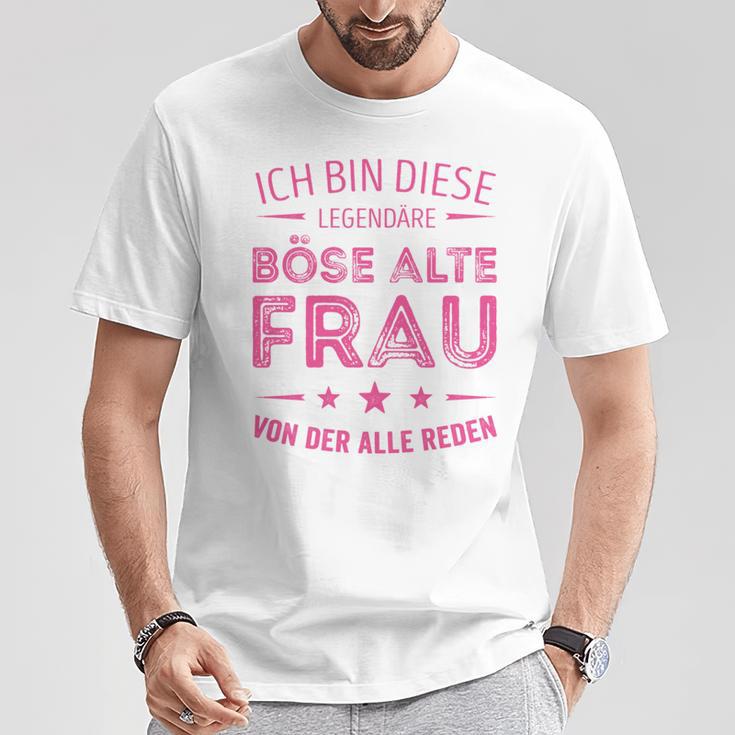 Ich Bin Dieser Legendary Evil Alte Frauon Der Alle Reden Long-Sleeved T-Shirt Lustige Geschenke