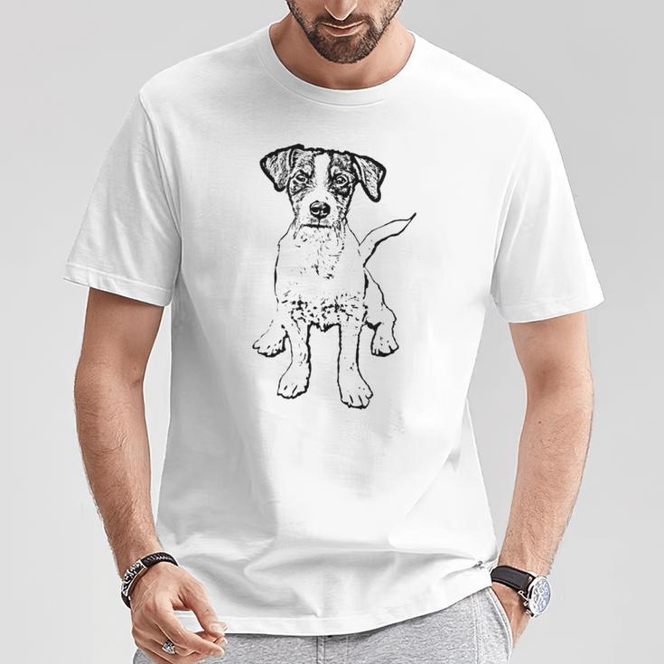 Jack Russell Terrier For Dog Dad T-Shirt Lustige Geschenke