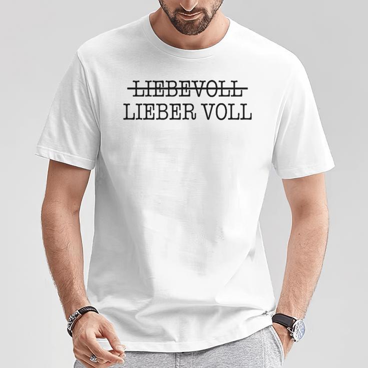 Liebevoll Lieberoll T-Shirt Lustige Geschenke