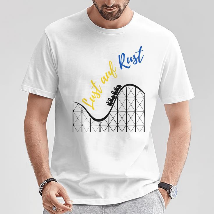 Lust Auf Rust Roller Coaster Amusement Park T-Shirt Lustige Geschenke