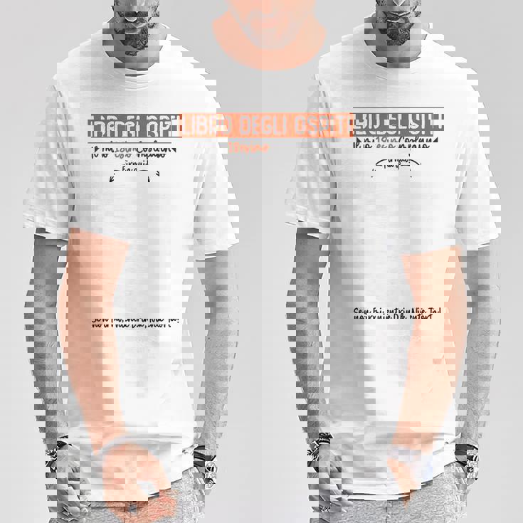 Maglia 18Esimo Compleanno Libro Degli Ospiti 18 Anni Maglietta Regalos divertidos