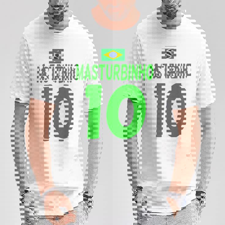 Maglia Masturbinho Brasile Sauf Maglietta Regalos divertidos