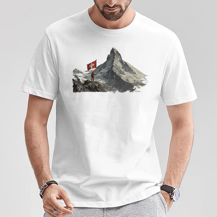 Matterhorn Bekleibung Gray T-Shirt Lustige Geschenke