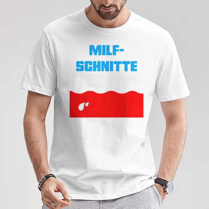 Milfschnitte I Love Milfs Sauf Malle T-Shirt Lustige Geschenke