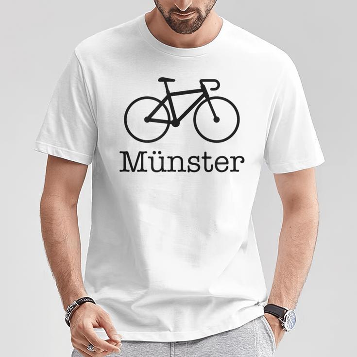 Münster Leeze Bicycle Münsterland Principalmarkt Gray S T-Shirt Lustige Geschenke