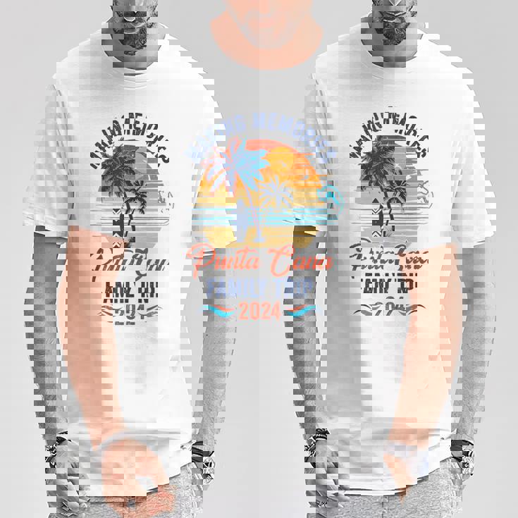 Punta Cana Family Vacation 2024 Making Memories Together T-Shirt Personalized Gifts