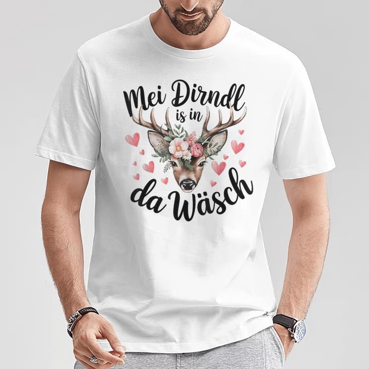 Replacement Dirndl For Mei Dirndl Ist In Da Wäsch T-Shirt Lustige Geschenke