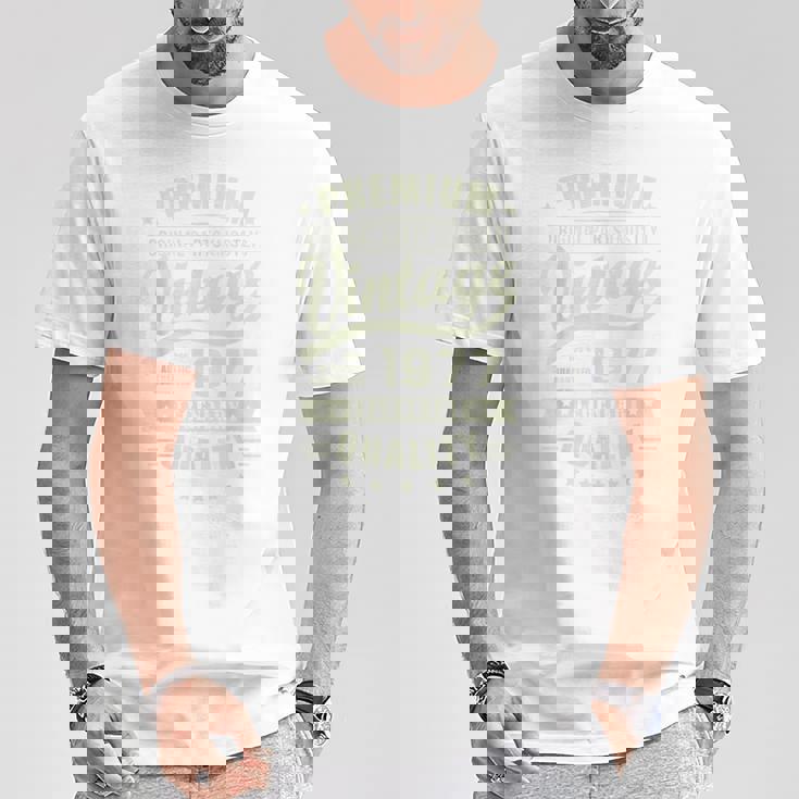 Sintage De 1977 Para Hombre Retro Divertidas Cumpleaños De 1977 Camiseta unisex Regalos divertidos