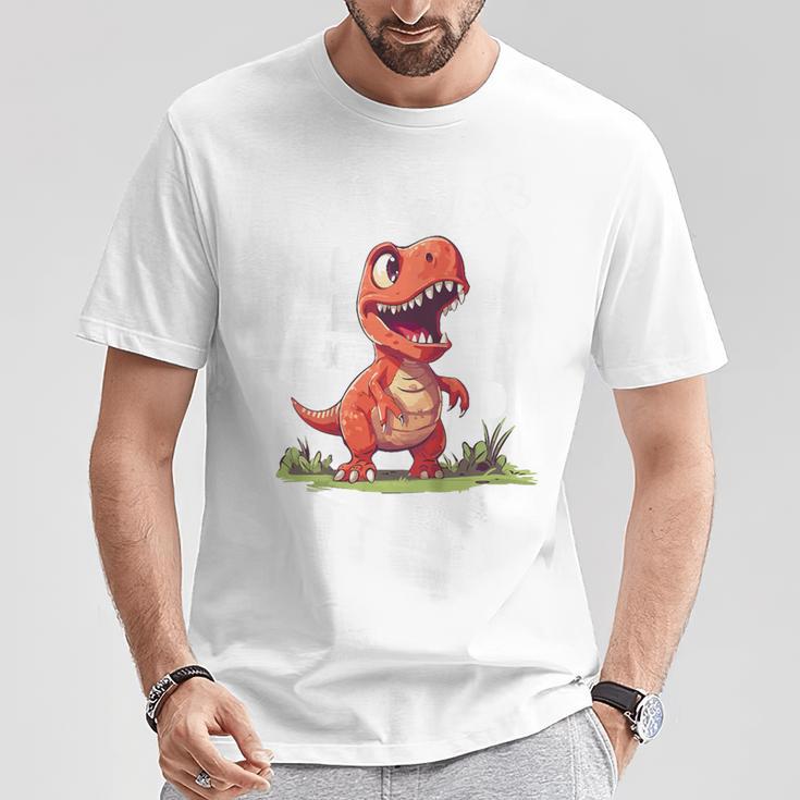 T-Rex 3Rd Birthday Dinosaur Ich Bin Schon 3 Jahre Alt T-Shirt Lustige Geschenke