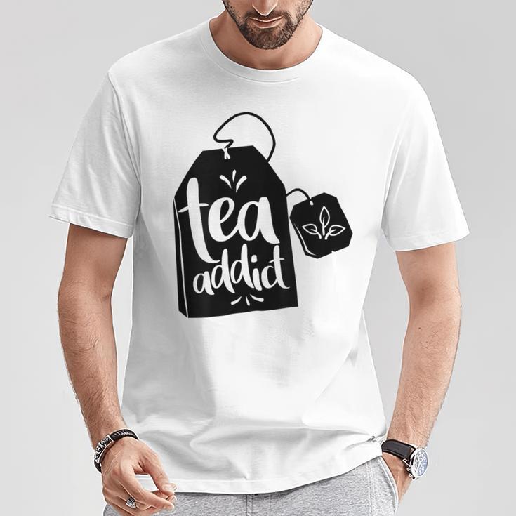 Tea Addict Tea Lovers Crazy Tea T-Shirt Lustige Geschenke