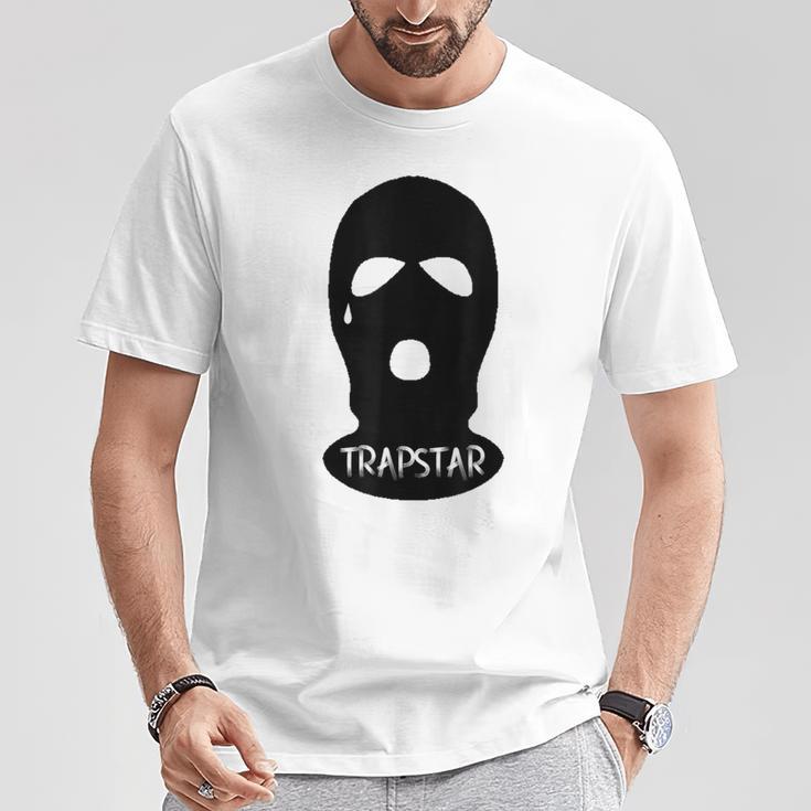 Trapstar Ski Mask Blue T-Shirt Lustige Geschenke