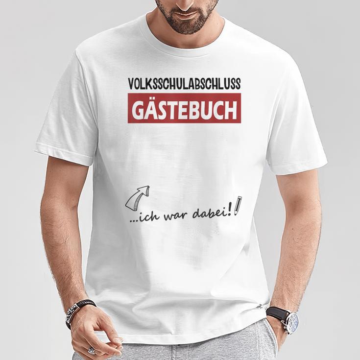 Volksschule Geschafft Popular School Graduation Guest Book 4 Class S T-Shirt Lustige Geschenke