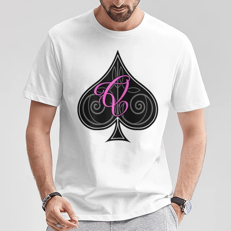 Women's Queen Of Spades Hot Wife Swinger T-Shirt Lustige Geschenke