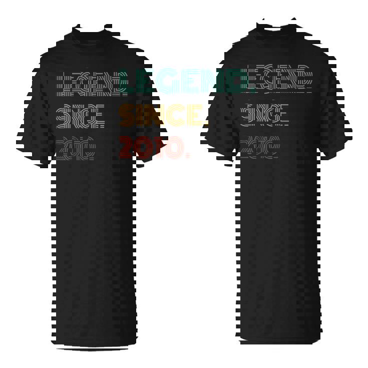 14 Years Old Legend Since 2010 14Th Birthday T-Shirt
