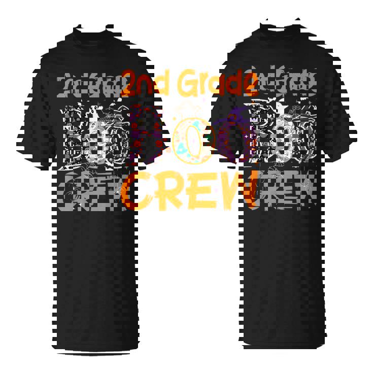 2Nd Grade Boo Crew Second Grade Teacher Halloween T-Shirt