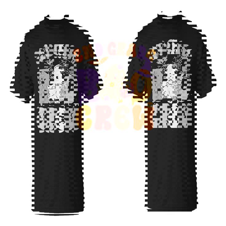 2Nd Grade Boo Crew Second Grade Halloween Costume Teacher T-Shirt