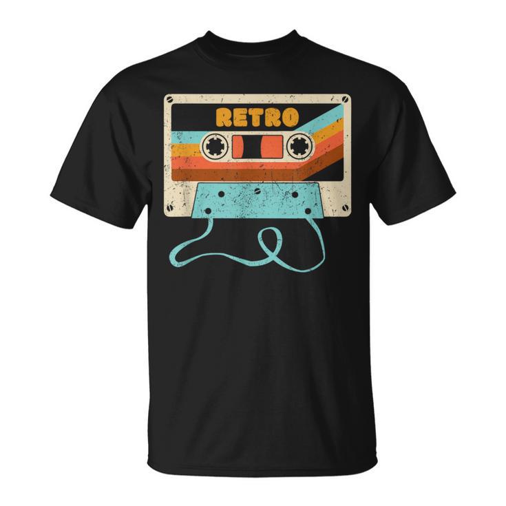 70S 80S 90S Retrointage Cassette T-Shirt