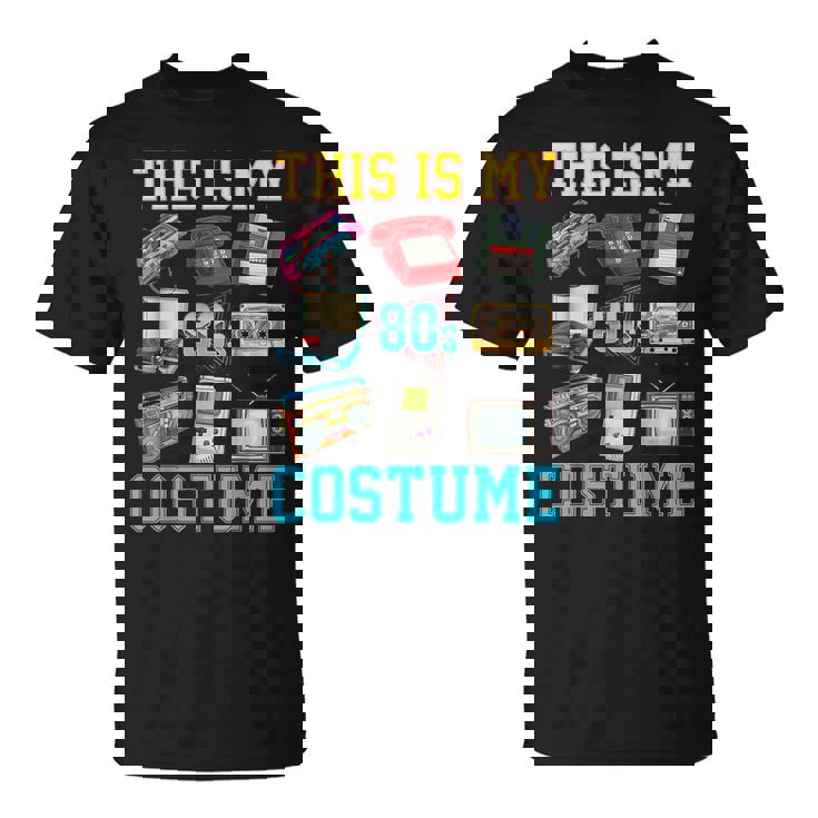 This Is My 80S Costume 1980S Party 80'S Outfit Women T-Shirt
