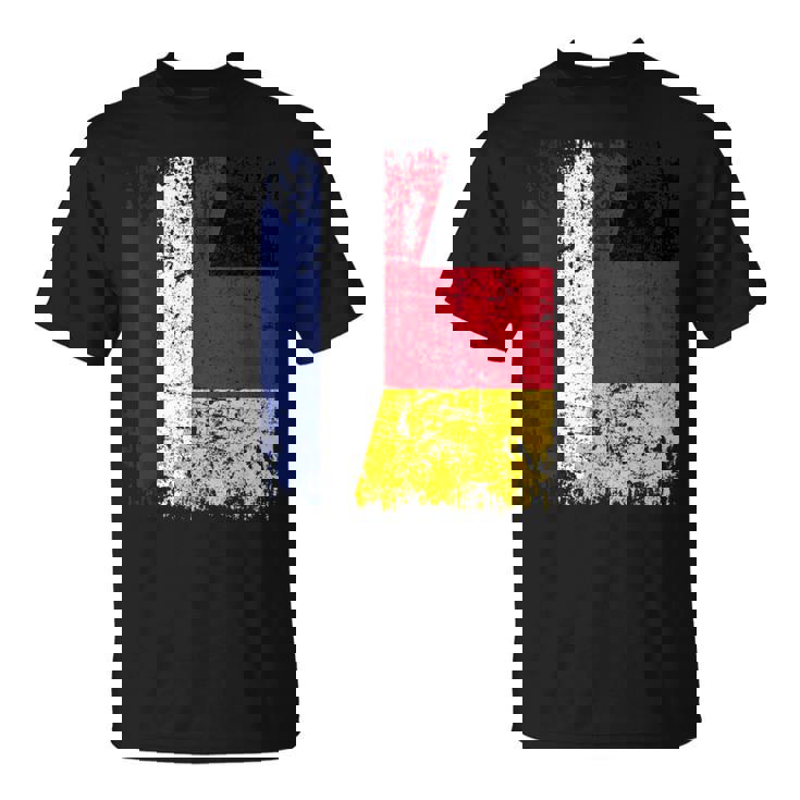 Allemagne France Drapeau De L'amitié Allemagne T-Shirt