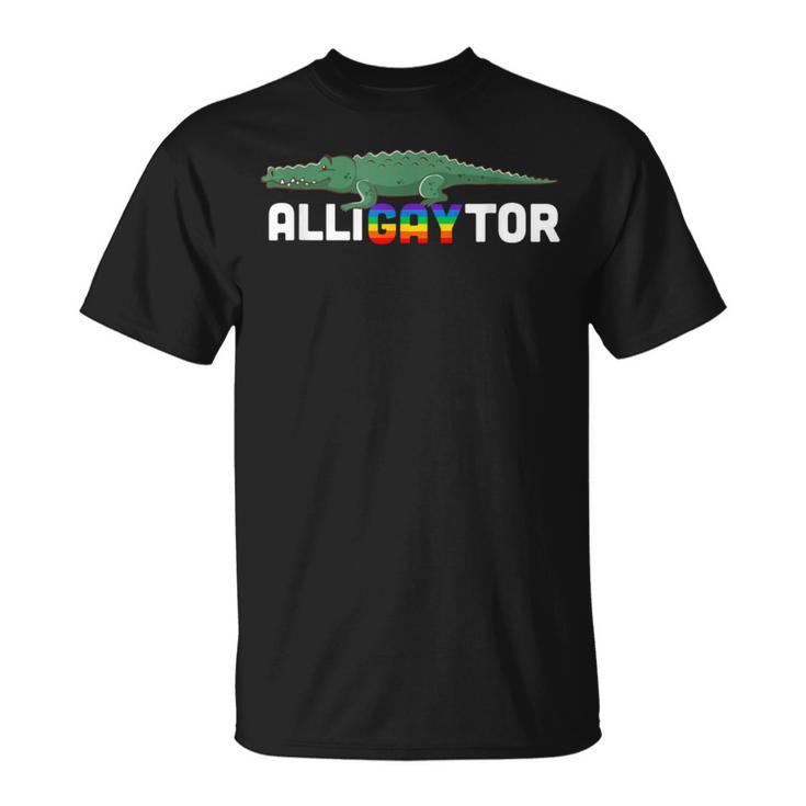 Alligaytor Orgullo Gay Lgbtq Igualdad Camiseta unisex