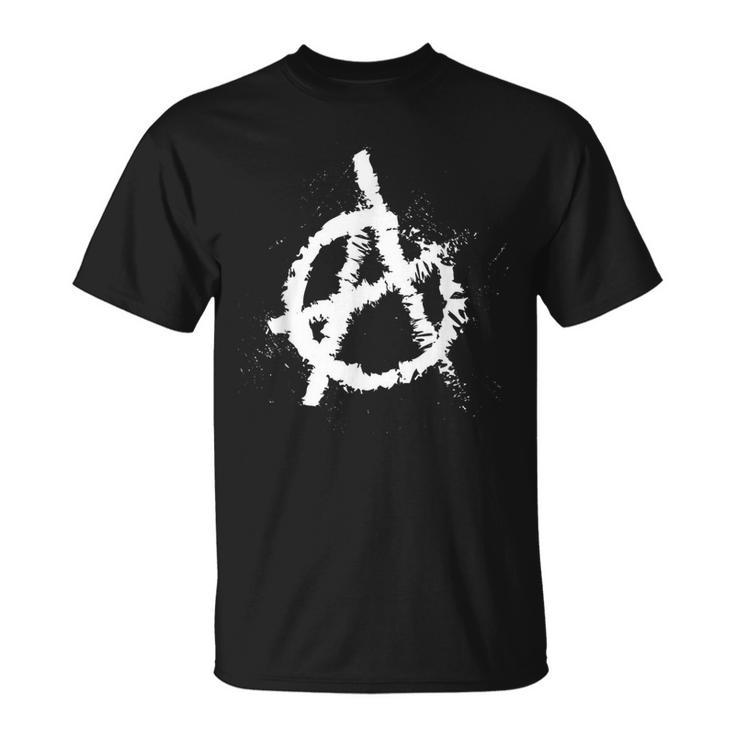 Anarchy Symbol Anarchy Punk Graffiti Punk Rock T-Shirt