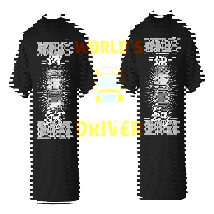 Autobús Del Conductor Profesión Escuela Autobús Escuela Camiseta unisex
