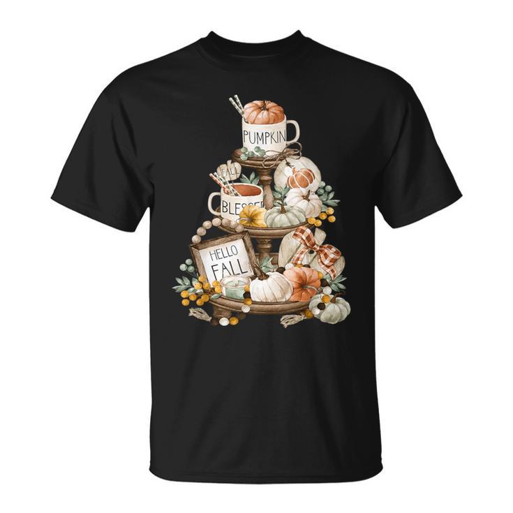 Autumn Pumpkin Motif For Christians & Gardener With Pumpkin T-Shirt