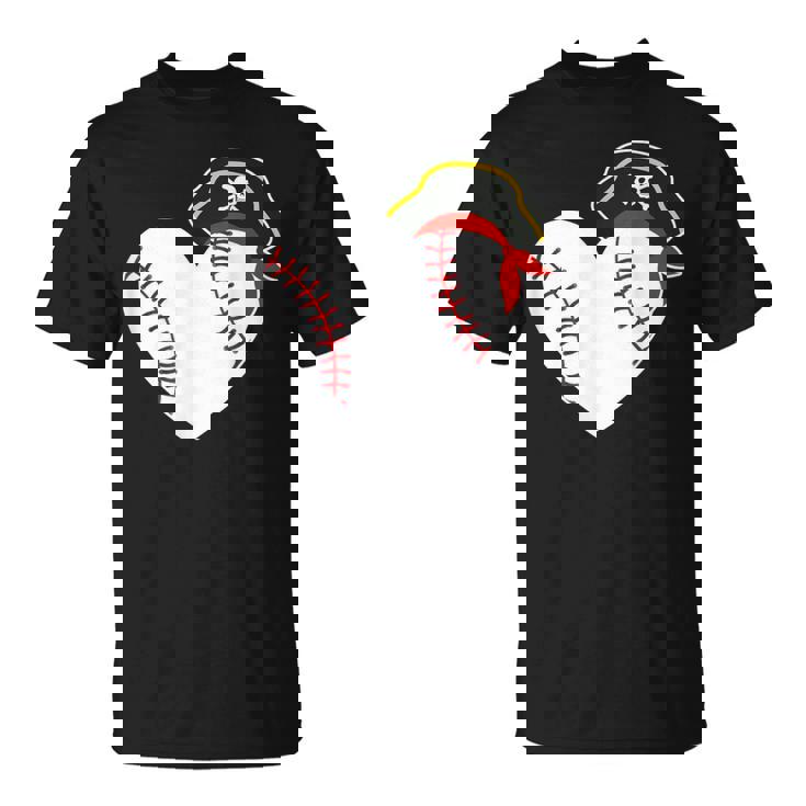 Baseball Pirate For Baseball Player Pitcher Catcher T-Shirt