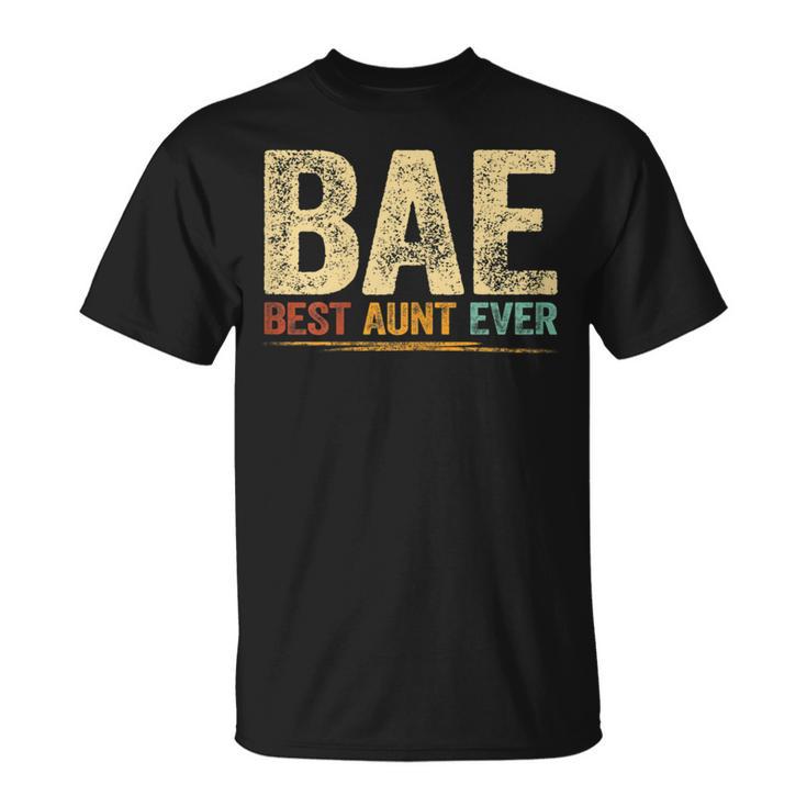 Best Aunt Ever Retro Aunt Auntie Camiseta unisex