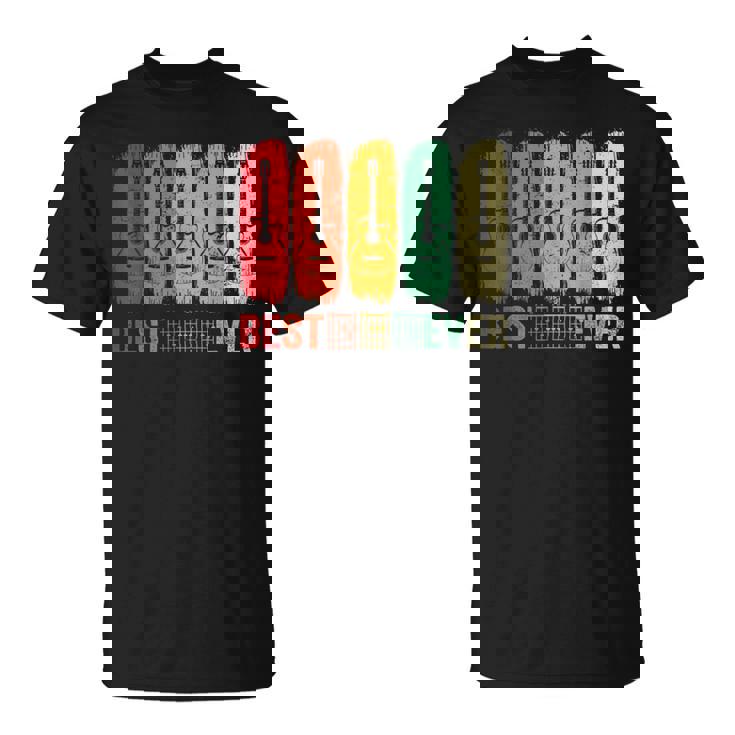 Best Guitarist Dad Ever Guitare Rétro Musicien Père T-Shirt