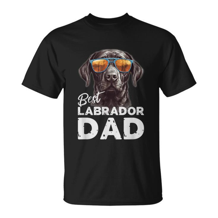 Best Labrador Dog Dad For Dog Owners T-Shirt