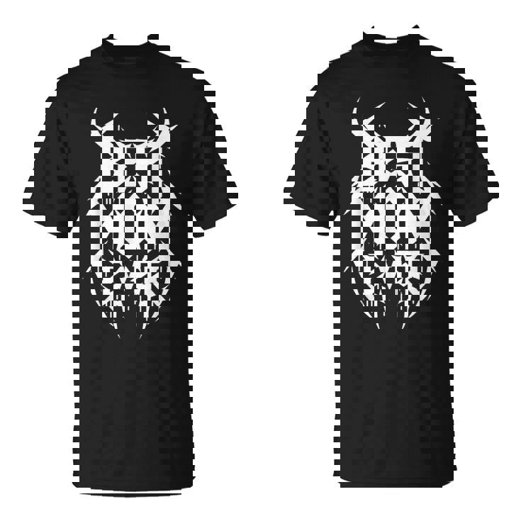 Best Mom Ever Death Metal Band Heavy Metal Estrema Maglietta