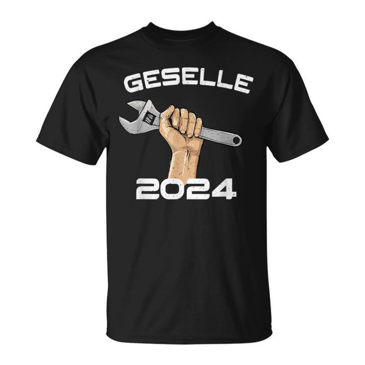 Bestandene Gesellenprüfung Gesellenbrief Azubi Geselle 2024 T-Shirt