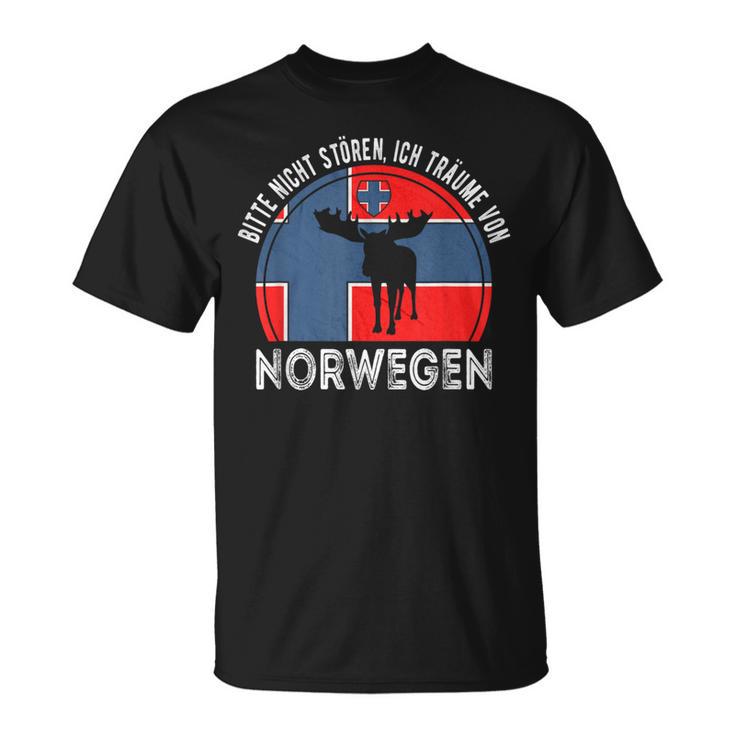 Bitte Nicht Stören Ich Träumeon Norwegian T-Shirt