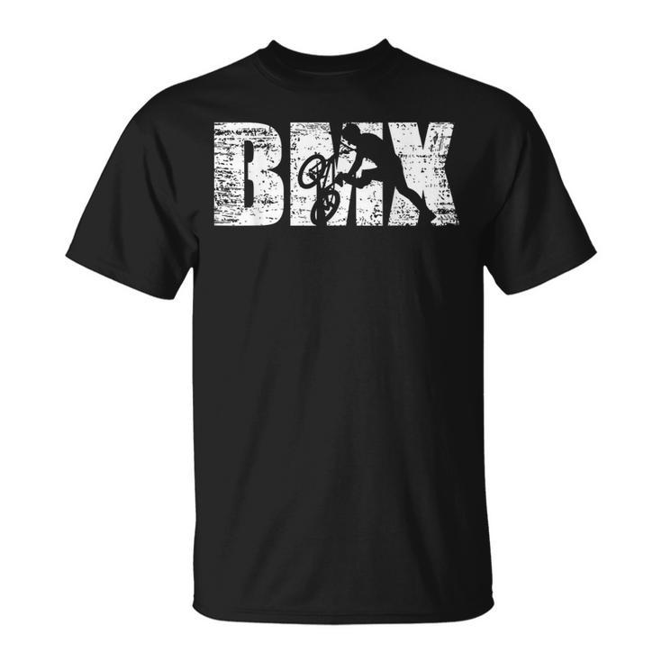 Bmx Distressed Look Bmx-Fahrer Geschenk T-Shirt