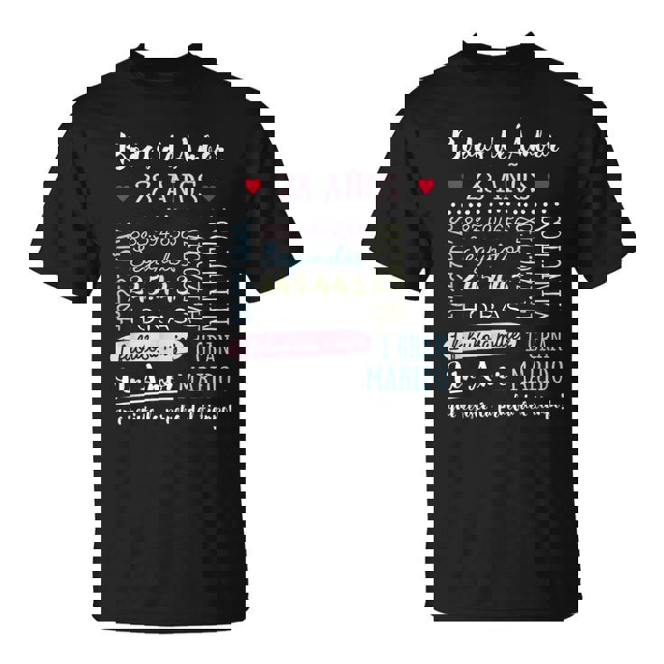 Bodas De Ámbar 28 Años Aniversario De Boda Regalo Camiseta unisex