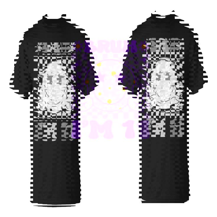 Bruh I'm 11 Years Old Purple Birthday Girls 11Th Birthday T-Shirt