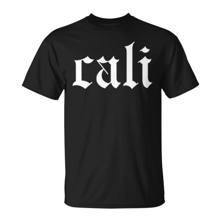 Cali California Retro Oldschool Rapper Slang Hip Hop Rap T-Shirt