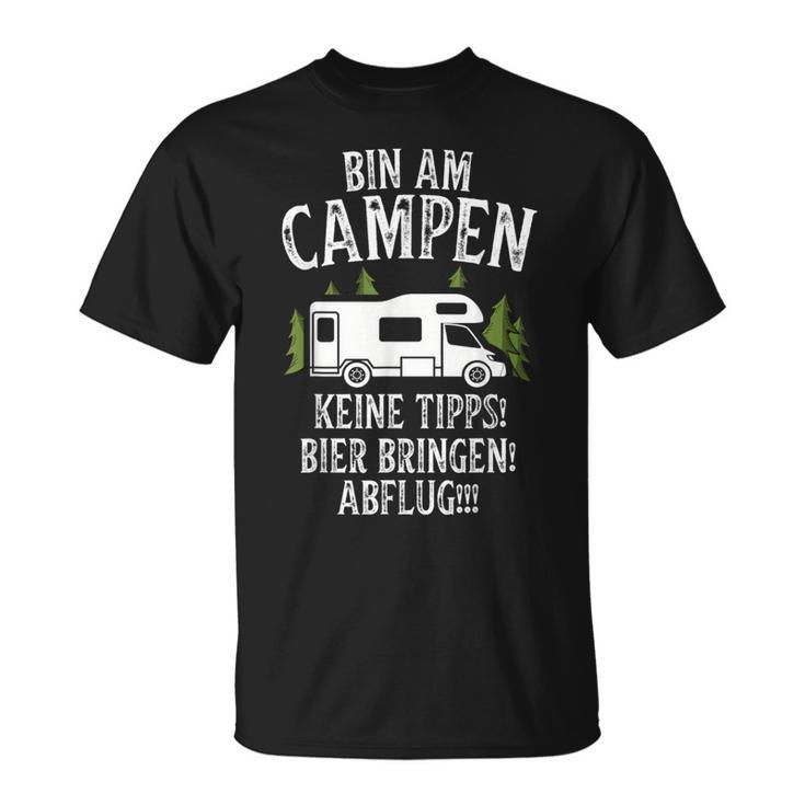 Camping Caravanan Motorhomeintage In Caravan T-Shirt