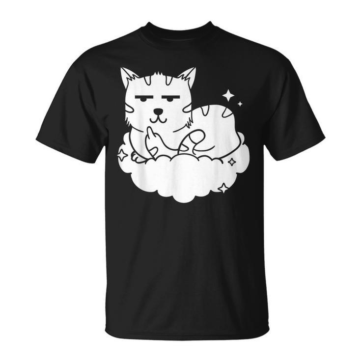 Cat flipping off t shirt best sale