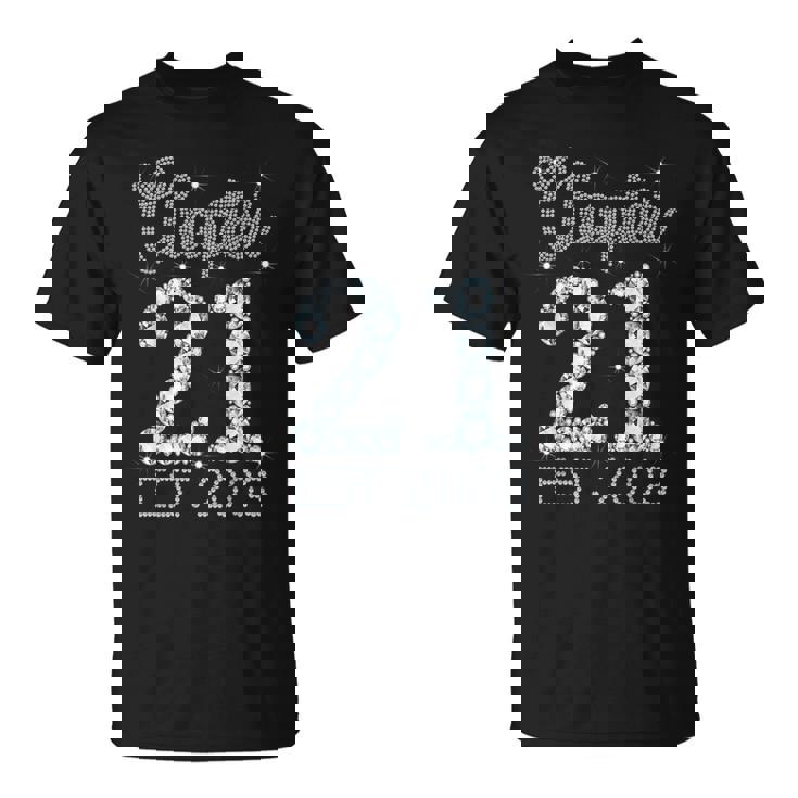 Chapter 21 Est 2003 Happy 21St Birthday Girl For Her T-Shirt