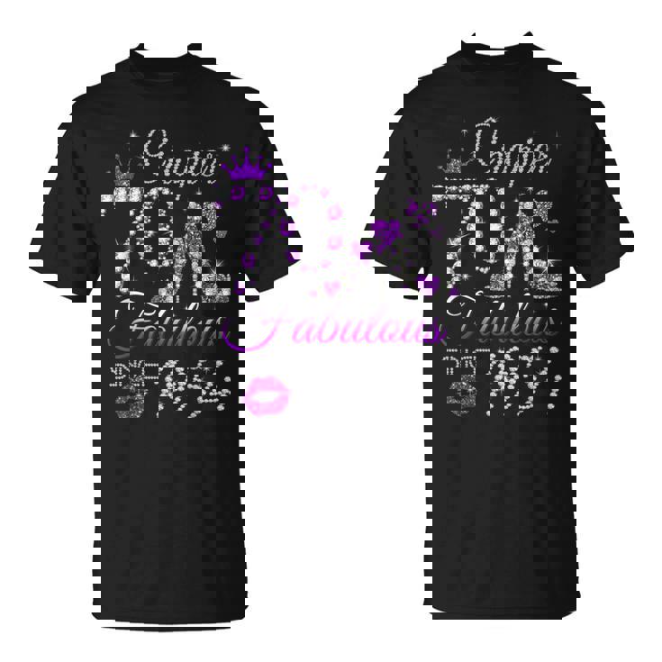 Chapter 70 Est 1954 70 Years Old 70Th Birthday Queen T-Shirt
