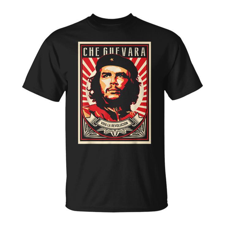 Che Guevaraiva La Revolucion Retrointage Style T-Shirt