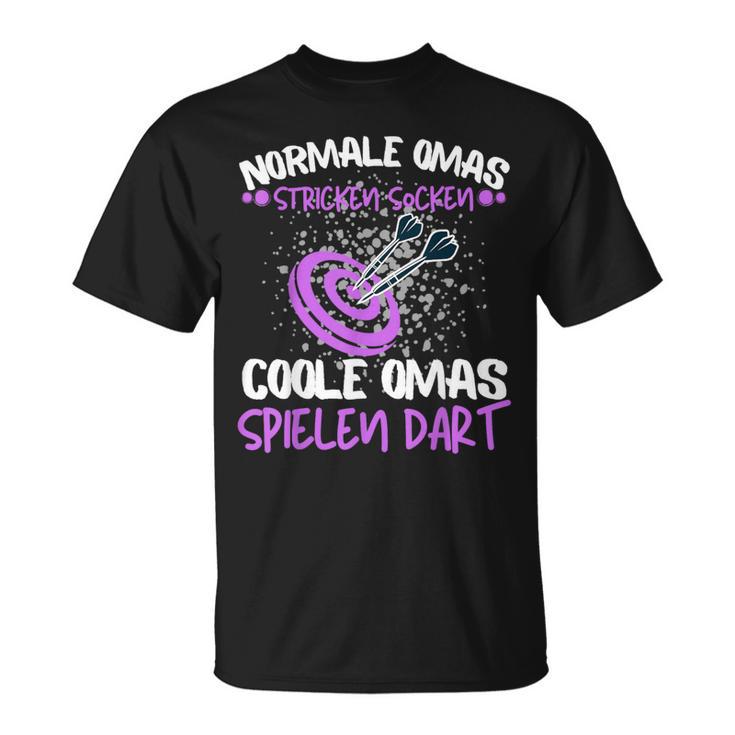 Cool Omas Spielen Dart Darts For Grandma T-Shirt