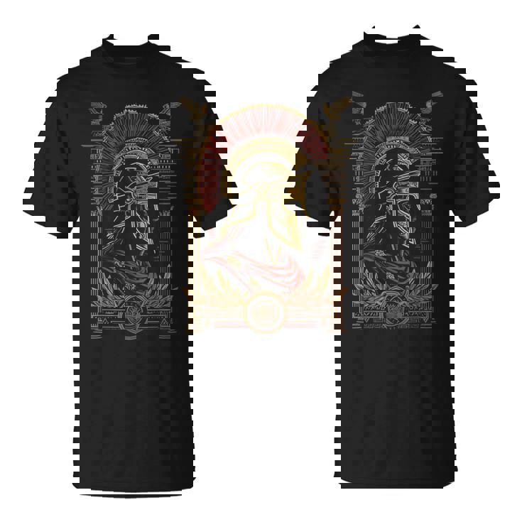 Corona De Laurel De Águila Gladio Casco Legionario Imperio Romano Camiseta unisex