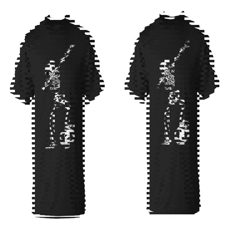 Dabbing Skelleton Calciatore Regalo Maglietta